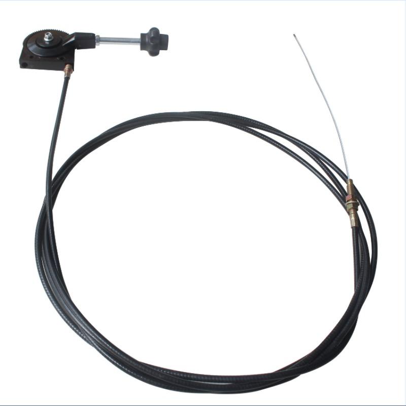 Excavator Manual Throttle Control for Harvester Tractor Ship Manure Spreader Throttle Cable Assembly Self-locking Controller