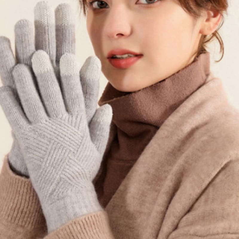 LALA Strick Ganzkörper Fleece Handschuhe