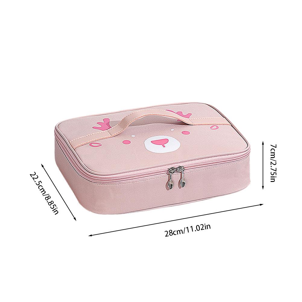 Portable Cooler Bag Waterproof Insulated Picnic Lunch Bag Box Ice Pack Lunch Box Food Carrier for Camping/BBQ/Outdoor Activities