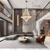 Bymaocar Modern 9-light Hanging Crystal Chandelier Luxury Design Pendant Lamp Indoor Lighting Durable & Anti-corrosion No-fading