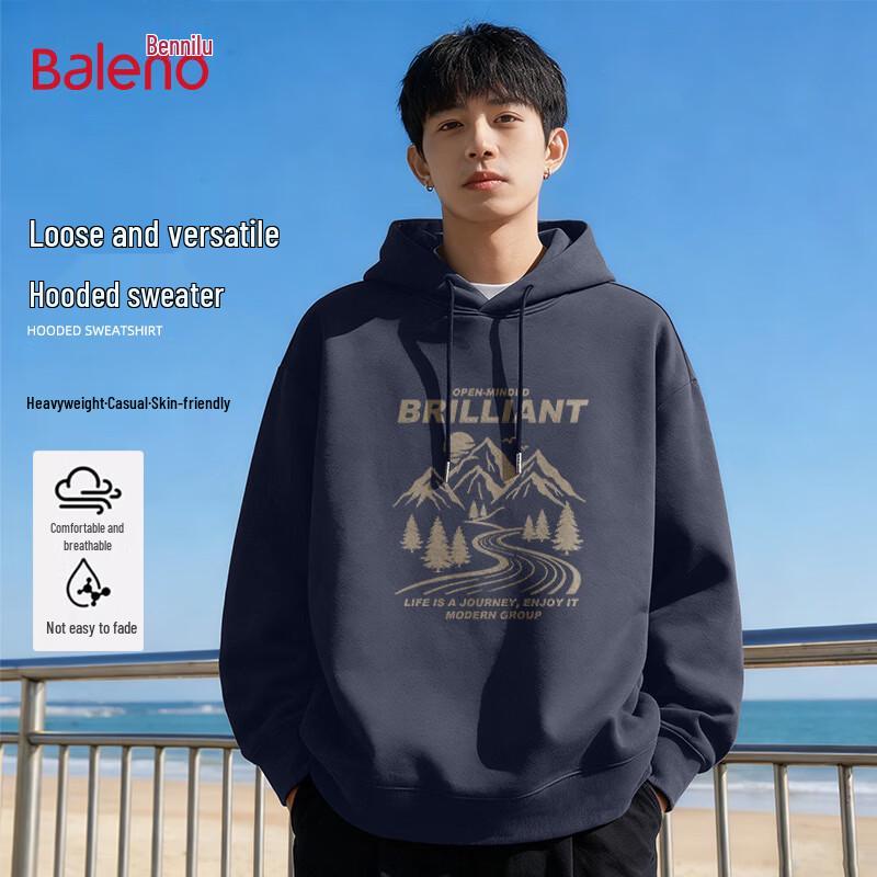 Sweat à capuche lourd pour homme Baleno