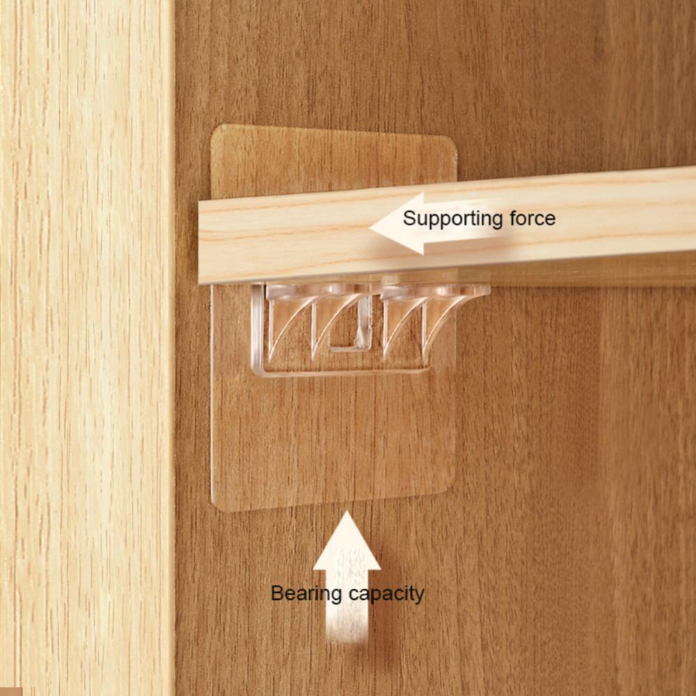 Clapboard Hook No Damage To The Wall No Drilling Double Load-bearing Multi-purpose Home Accessories Partition Plate Holder