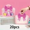 20Pcs Bowknot Tote Gift Bags, Candy & Cookie Storage Bags, Birthday Party Favors & Jewelry Packaging
