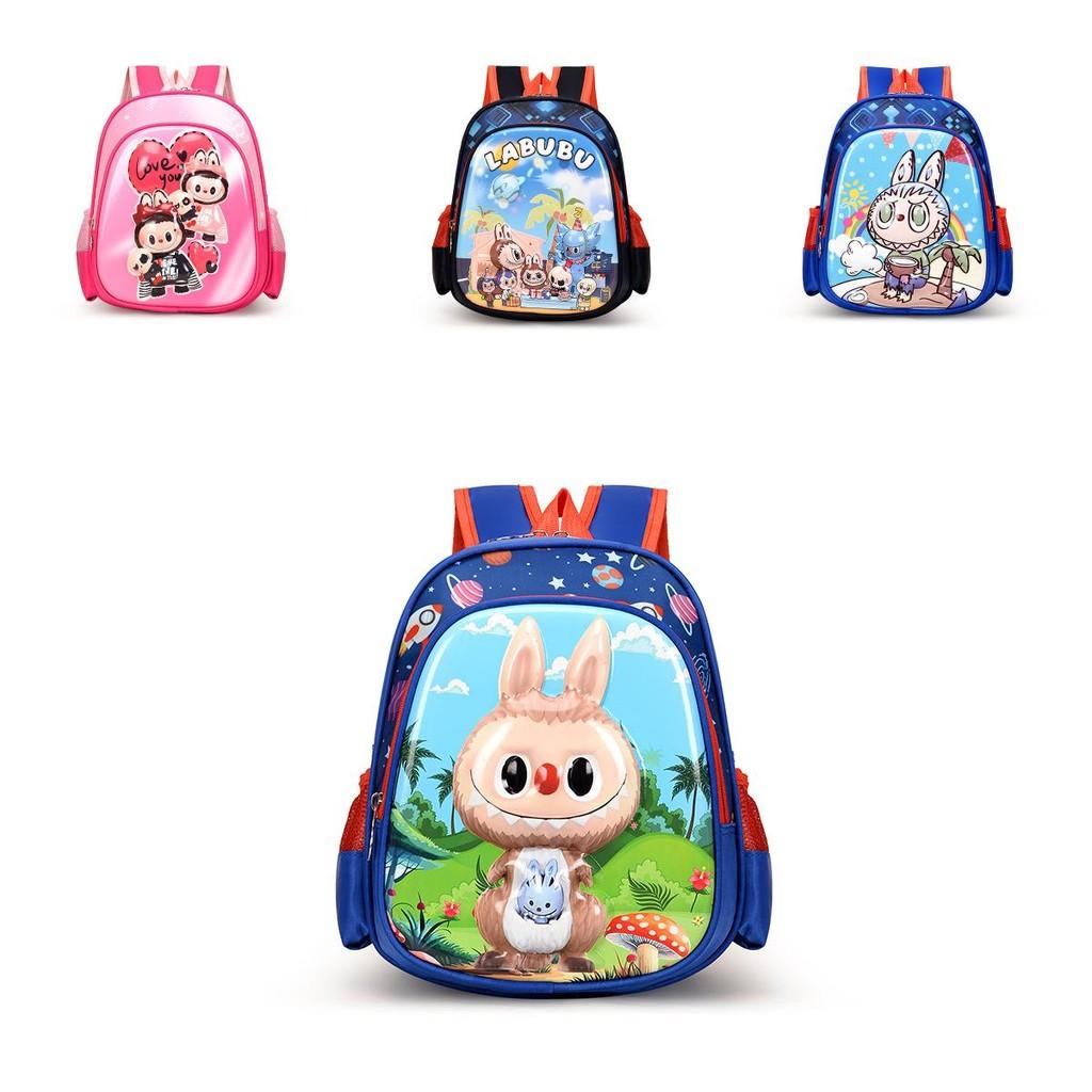 Fun And Stylish Large Capacity Backpack For Preschoolers Featuring Cartoon Characters And Soft Polyester Lining