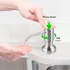 Soap Dispenser for Kitchen Sink, Sink Soap Dispenser with Longer Threaded Shaft Shank, 47" Extension Tube Connects Directly To Dish Soap Container,