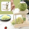 Hand Crank Cabbage Slicers Chopper Quick Lettuce Sharpen Grater For Restaurants