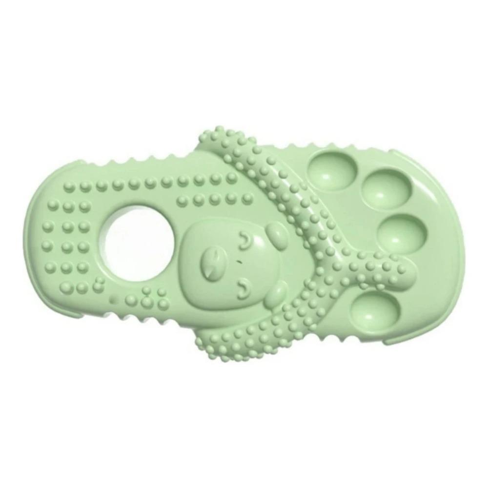 TPR Dental Chew Slipper Dog Toy Bite Resistant Molar Teeth Cleaning Pet Plaything Interactive Relaxation Toy for Dogs Cats