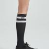 DOYOUKNOWMC 25SS Golf Stripe UV Protection Functional Black Knee Socks