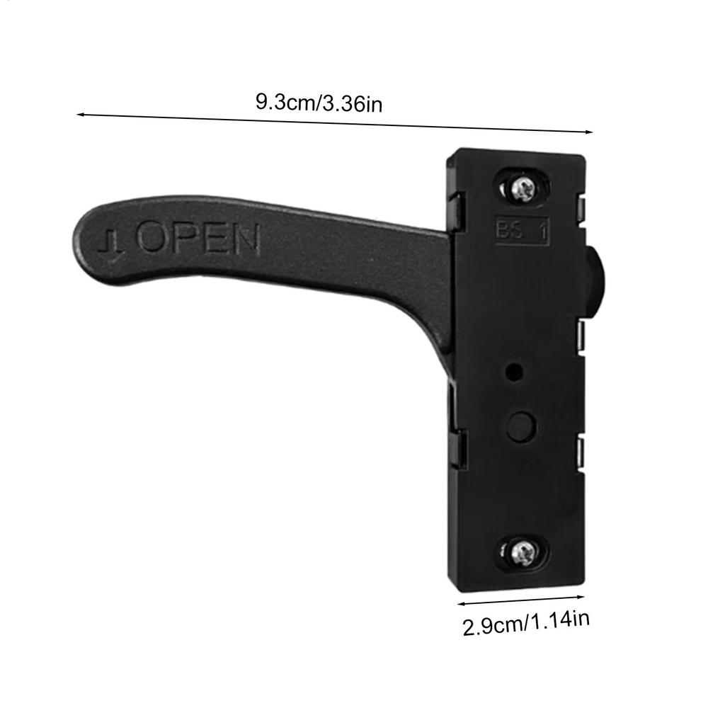 RV Screen Door Handle Van Motorhome Entry Parts Anti-Theft Weatherproof RV Screen Latch For Barn Outdoor Cargo Van Trailer Patio