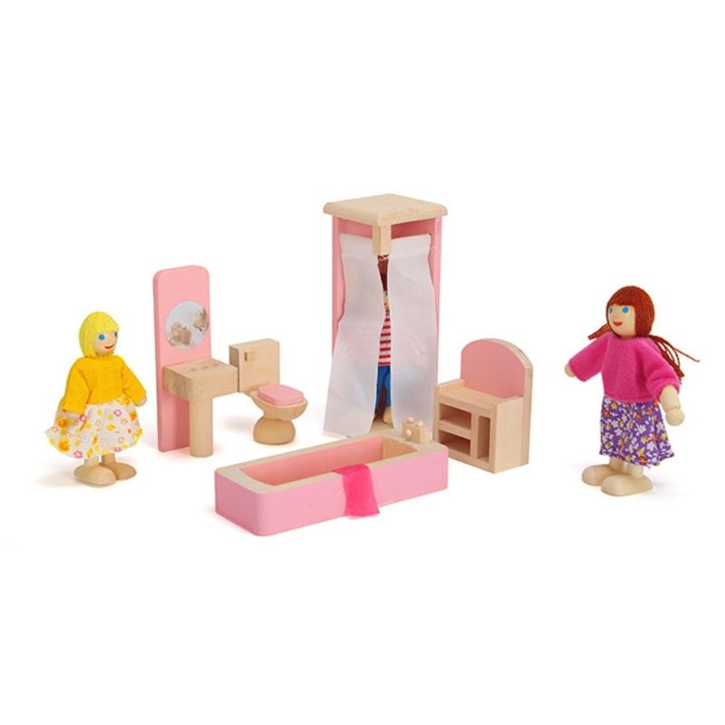 Furnishings Life Scene Pretend Play for Kids Doll House Furniture 1:12 Scale Realistic Model for Bedroom Dinning Room