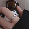 18K Gold-Plated Minimalist Open Adjustable Ring for Women