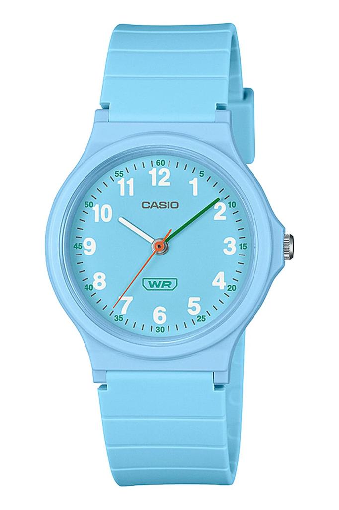 Casio Collection Watches [Official Japanese Product] Made with Biomass Plastic, LQ -24B-2BJF / -24B-7BJF, Women's, Blue / White