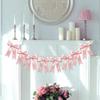 Satin Bow Garland Banner Bowknot Hanging Bow Decoration New Bowknot Garland  Baby Shower