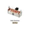 Toggle Switch Latching Slide Control 4 Pin 1P3T, [for Electronic Projects] - 6mm/50 Pcs