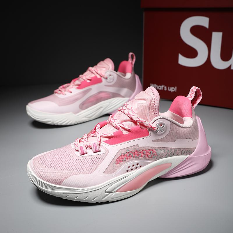 Tênis de basquete masculino, respirável, com amortecimento, antiderrapante, para corrida, academia, treinamento, tênis de basquete atlético para mulheres