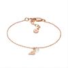 Fashion Simple Rose Gold Elegant Diamond Eagle Freshwater Pearl Bracelet Women Bracelet White EG3575221