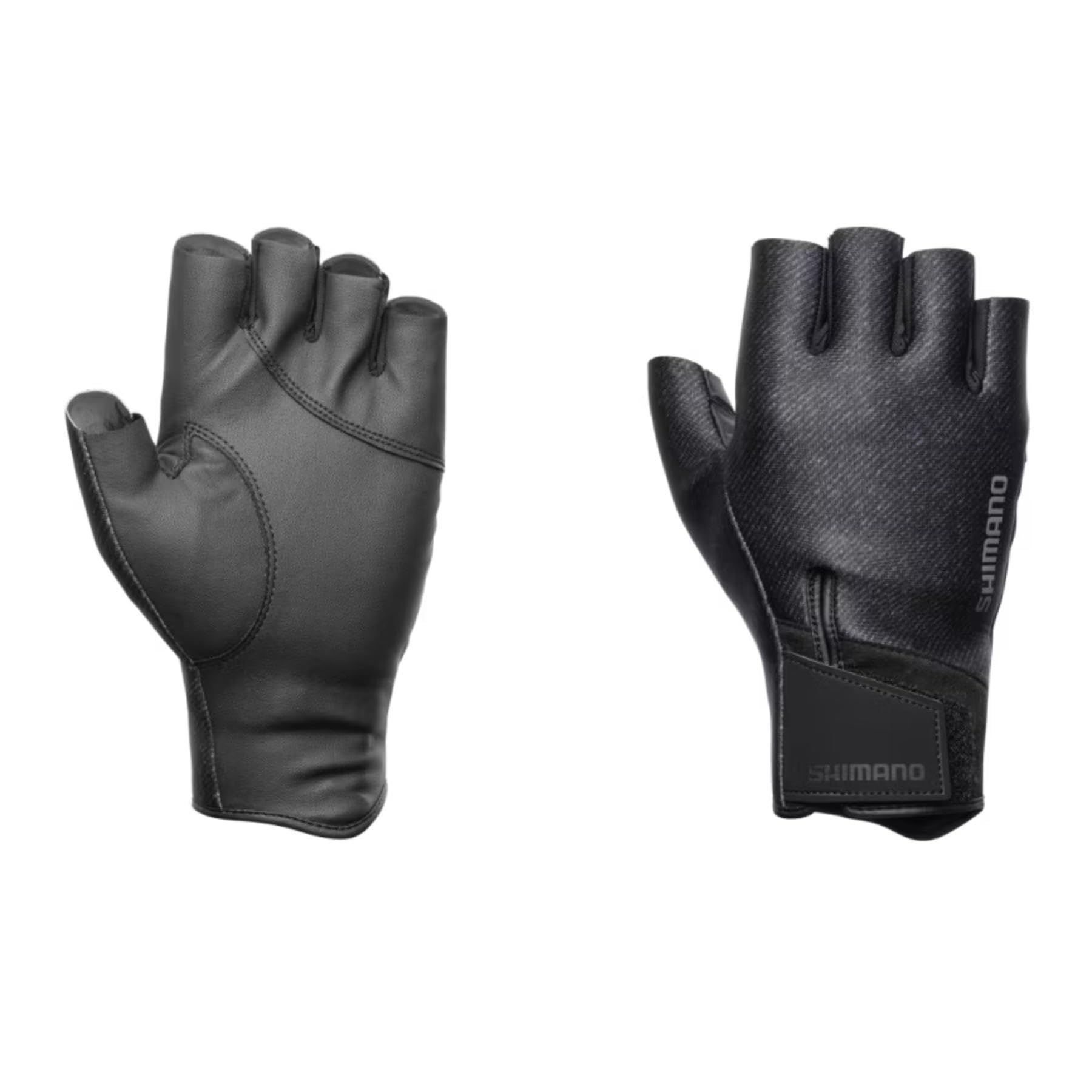 

Shimano 03 Titanium Alpha Charcoal Large Gloves, 5-Piece Cut, GL-056Y, Tweed,