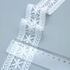 Wasserlöslicher Weißer Milchseiden-Stickerei-Spitze Spitze Hohlstickerei Barcode DIY Vorhang Brautkleid Heimtextil-Zubehör Zubehör