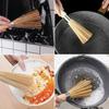 ESJNNK Kitchen Bamboo Sasara Kitchen Brush, Bamboo Dish Brush, Dishwashing Brush, Scrubber, Cleaning Brush for Sink, Kitchen, Frying Pan, Hanging Type