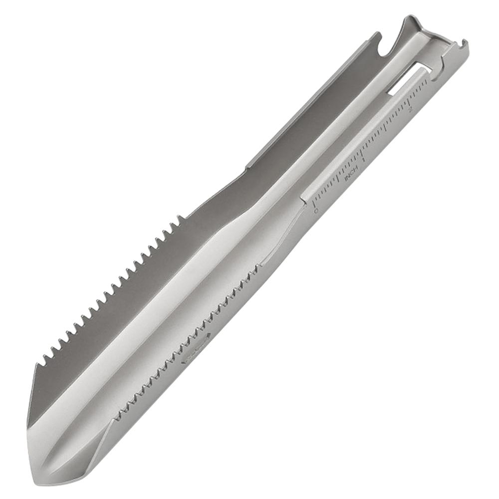 Ultralight Titanium Hand Shovel Multi Tool Backpacking Trowel with Carrying Pouch for Gardening Hiking Camping Digging