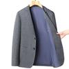 Spring and Autumn Thin Men's Suit Korean Version Slim-fit Elastic Non-ironing Striped Suit