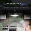 Waterproof Solar-Powered Motion Sensor Outdoor Light for Courtyard or Roadway