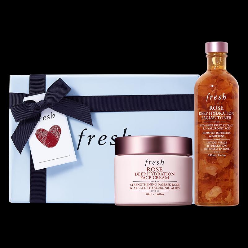 Fresh Rose Deep Hydration Skincare Set