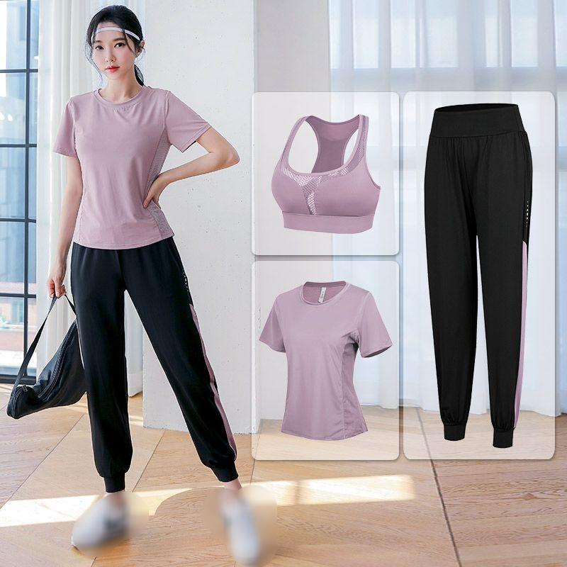 Fitness Morning Running Quick-Drying High-End Sports Suit Spring And Summer Professional Gym Loose Yoga Clothes
