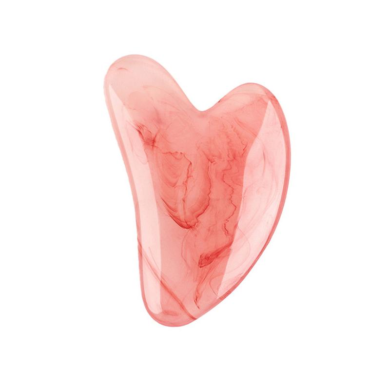 1Pc Resin Gousha Stone Face Roller Gouache Scraper - Facial Gua Sha Tool for Massaging And Skin Care