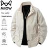 MIIOW Casual Herenjas met Opstaande Kraag