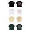Wassup Heods Hand-Painted Graffiti Trendy Brand Couple T-Shirt Summer American Street Casual Round Neck Men's and Women's Short Sleeves