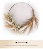 Immortal Flower Iron Art Tassel Fan DIY Hanging Ornament Material Pack - Handmade Gift