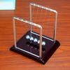 Portable Newtons Cradle Balance Metal Ball Science Physic Toy Fingertip Fidget Swinging Ball Toy for Desktop Anti-stress