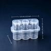 1/5/10Pcs Mini Transparent Peptide Storage Case Vial Stackable Refrigerator Storage Box 3Ml Vial Storage Case For Lab & Home Use