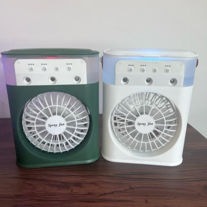USB Desktop Silent Fan and Humidifier with Aromatherapy Capability