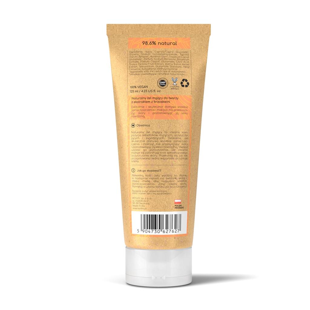 Resibo Rich Peach Facial Wash Gel, Natural 125