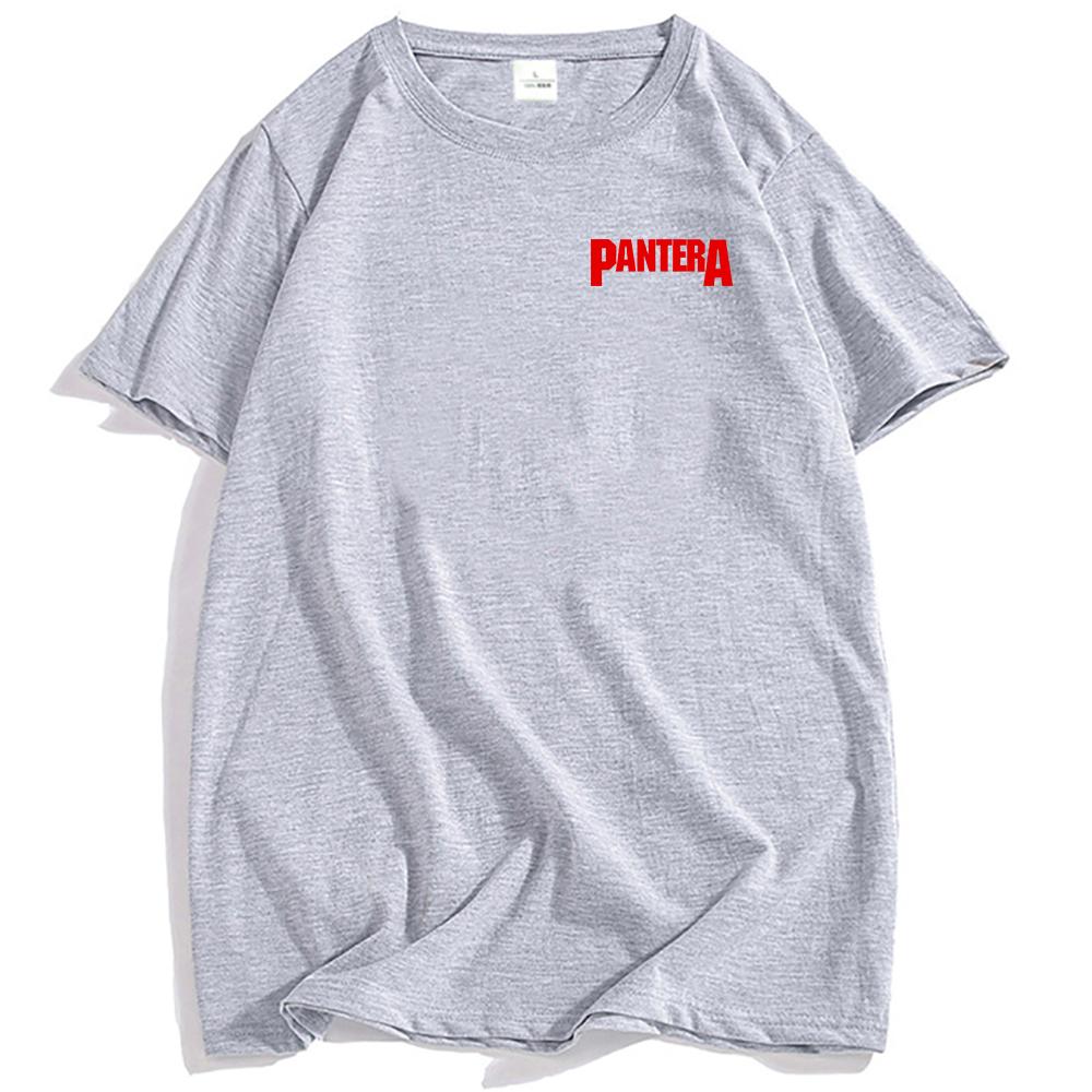 Pantera Nejtěžší turné léta 2025 Tričko Letní krátký rukáv Pánská trička Unisex Streetwear Grunge Rocková kapela Potisk Trička