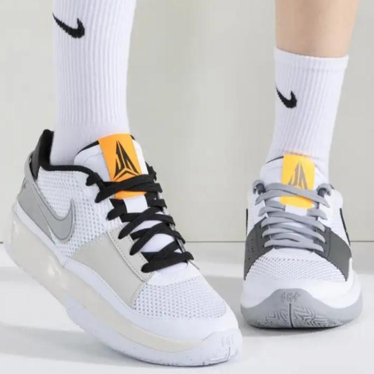 Nike Ja 1 GS Light Smoke Grey Kids Sneakers White Black Phantom DX2294-101