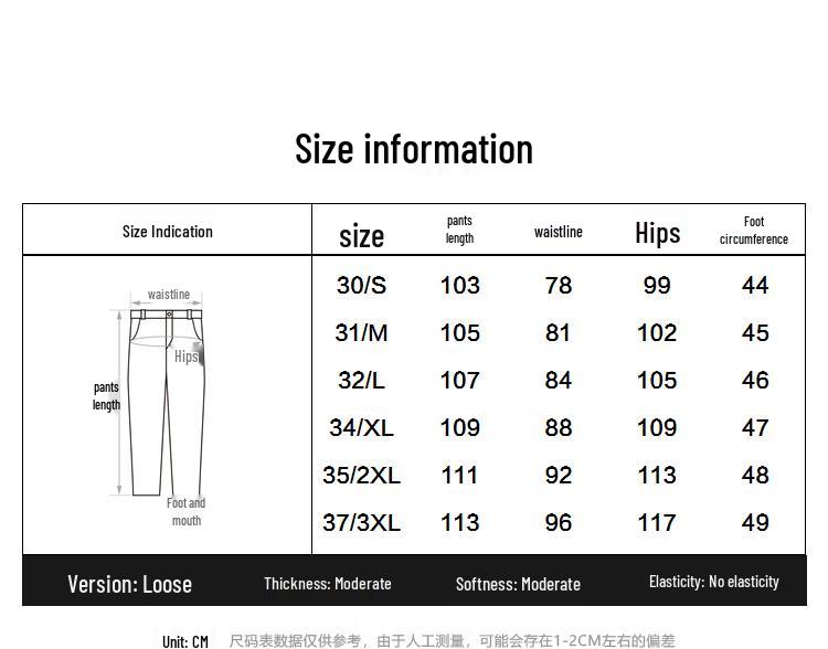 PEACEBIRD Men's Loose Fit Washed Raw Denim Contrast Stitch Jeans