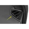 L&R Air Outlet Steel Vent Trim For Cadillac CT5 2020-2024 Dashboard Carbon Fiber