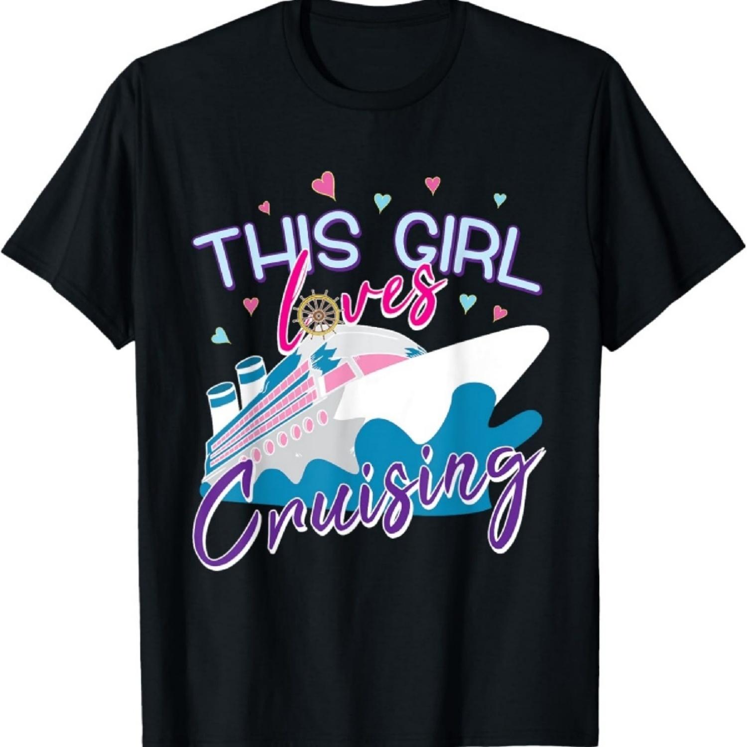 

Girls Gone Cruising Cruise Ship Vacation T-Shirt XXXXXL чёрный
