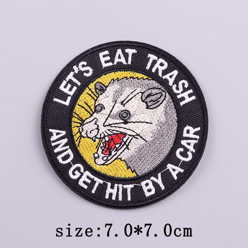 Little Yellow Duck Embroidery Patches For Clothing Hip Hop Animal Patch Iron On Patches On Clothes Fusible Patch Stickers Badges