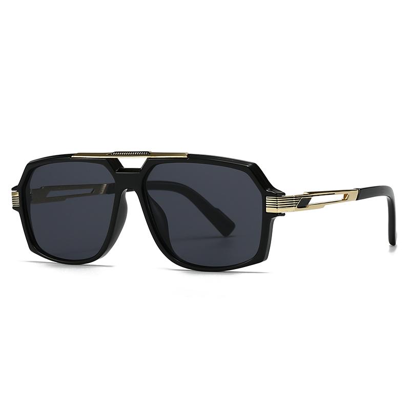 Export New Modern Retro Large Frame Men'S Sunglasses Ins Style Street Shooting Big Brand Ink Lh268
