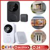 WiFi Smart Visual Doorbell Night Vision Intelligent Doorbell APP Remote Monitoring Front Door Camera Indoor Outdoor Surveillance