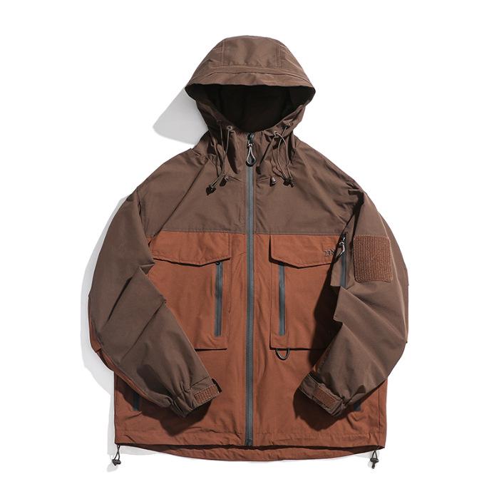 Heren American-Style Trendy Windjack - Lente 2026 Werkkleding, Grote Maten, Voor Lente & Herfst