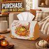 1pc Festive Harvest Tissue Box | Multi-functional Seasonal Hot Napkin Dispenser,available Suitable for Home, Harvest Parties Cornucopia Pumpkin Squash
