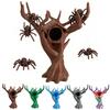 Jumping Spider Tree House Climber Hideout Tree-shaped Spider Hideaway Climbing Hiding Combo House for Small Critters Insect Pets Spider Enclosure
