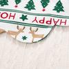 360° Christmas Day Baby Bibs for Infant Boys Girls Plaid Saliva Towel Cute Korea O Neck Adjustable Button Feeding Burp Cloth