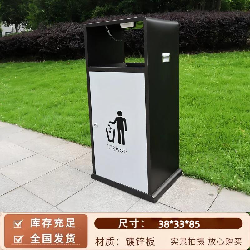 

Outdoor Single Barrel Stainless Steel Waste Bin