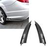 Car Rear Bumper Lip Diffuser Splitter Winglet Apron Spoiler For Mercedes Benz W204 AMG Line 2008-2014 Carbon Fiber